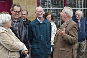 Crowd at the official opening of the new ziggurat.