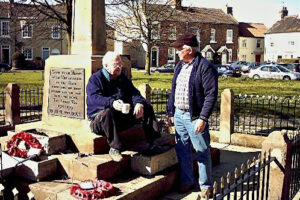 Renovation of the war memorial.