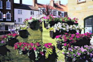 Planting in the original Ziggurat.