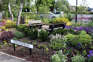 The Showfield car park community garden.
