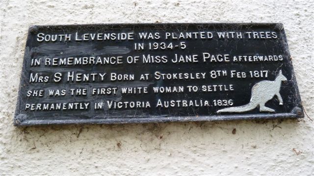 Jane Pace Plaque - photograph courtesy of Derek Whiting