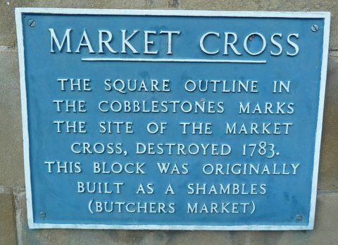 Market Square and the Market Cross - photograph courtesy of Derek Whiting