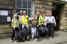 Some of the gang of litterpickers