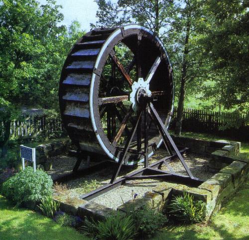 The old Mill Wheel is a great feature at the East End of the Town